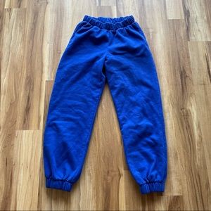 Brandy Melville cobalt blue sweatpants